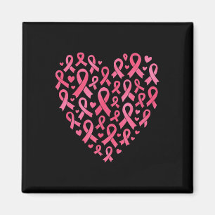 Breast Cancer Ribbon Awareness Inspirational Magnet