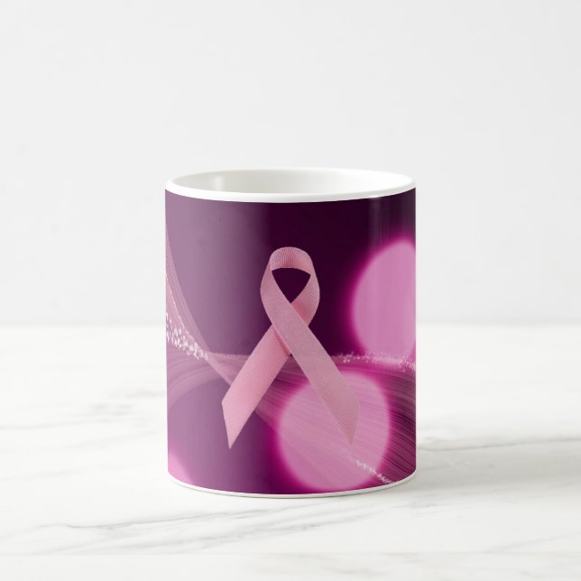 Breast Cancer Ribbon Coffee Mug (Center)