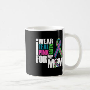 Breast Cancer Ribbon For Mum Cancer Awareness Coffee Mug