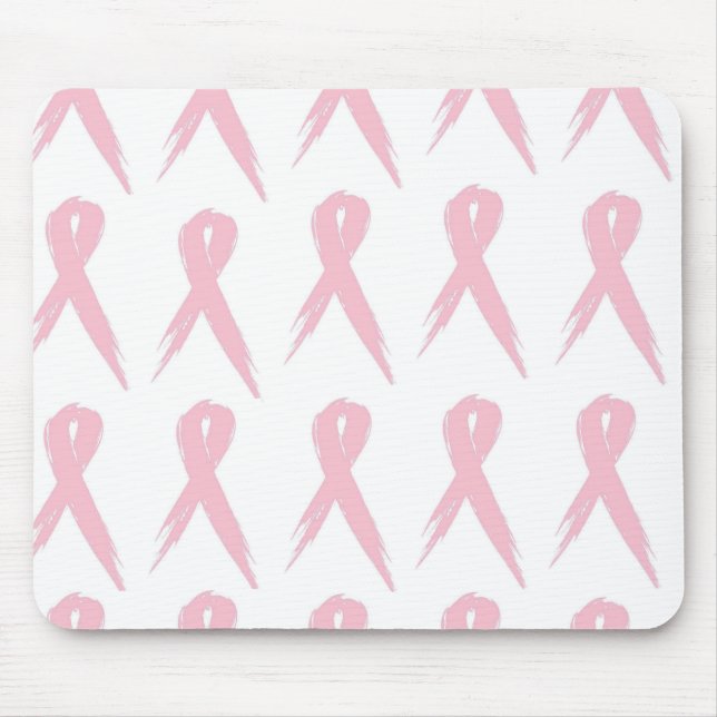 Breast Cancer Ribbon Mouse pad (Front)
