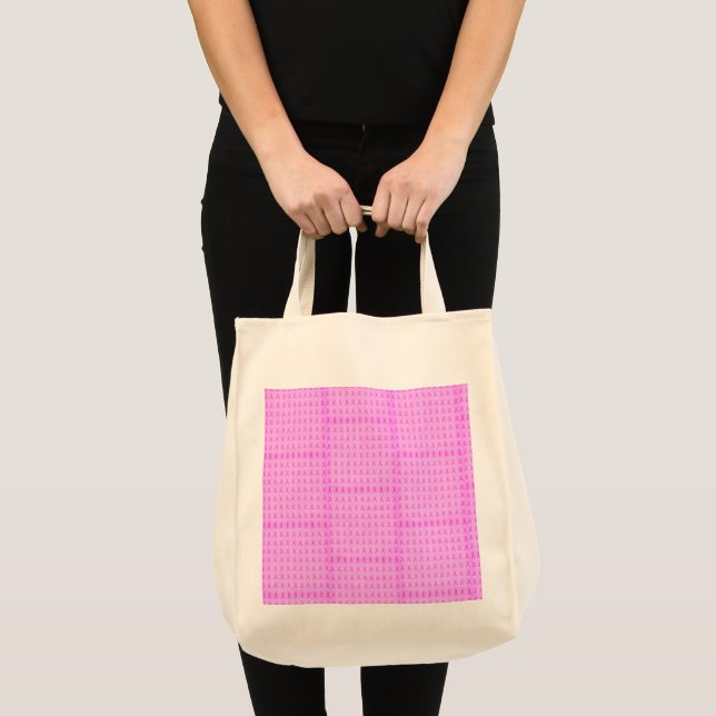 Breast Cancer Ribbons Tote Bag (Front (Product))