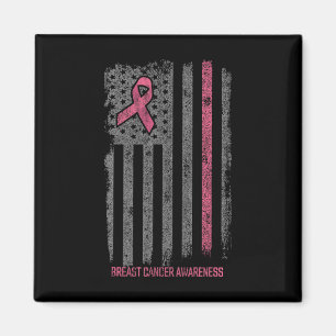 Breast Cancer Shirts American Flag Breast Cancer A Magnet