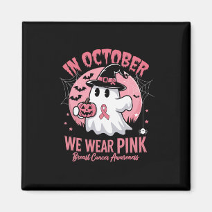 Breast Cancer Shirts Women Halloween October Wear Magnet