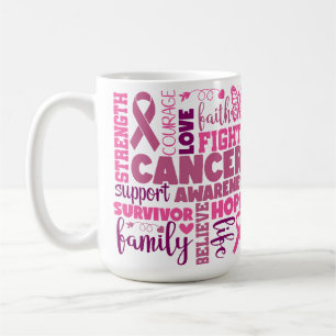 BREAST CANCER SUPPORT & AWARENESS COFFEE MUG