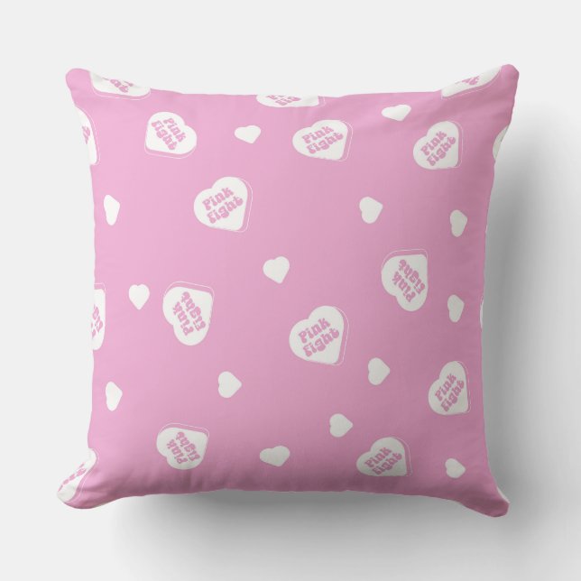 BREAST CANCER SUPPORT & AWARENESS CUSHION (Front)