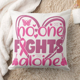 BREAST CANCER SUPPORT & AWARENESS CUSHION