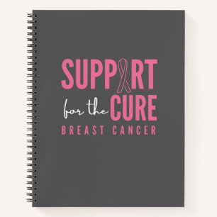 breast cancer. support cure. Notebooks & Journals