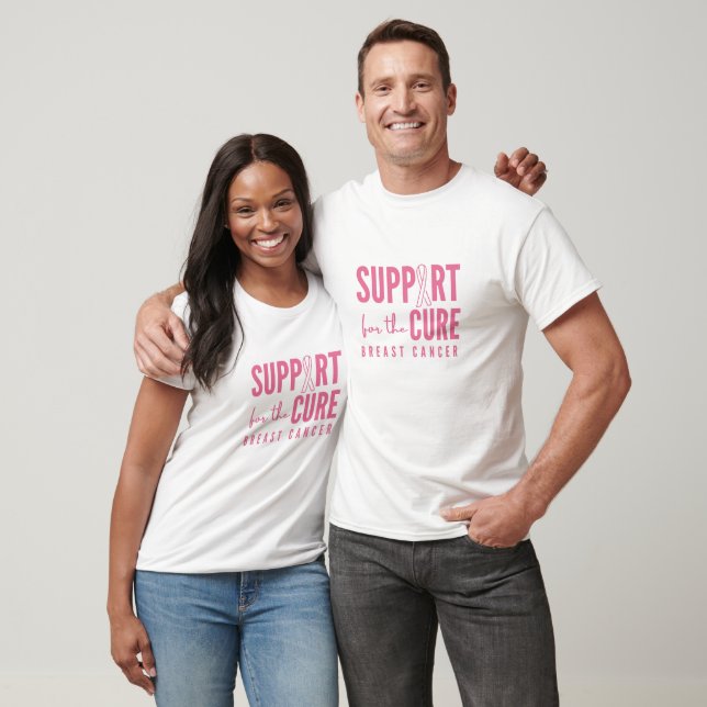 breast cancer support cure T-Shirt  (Unisex)