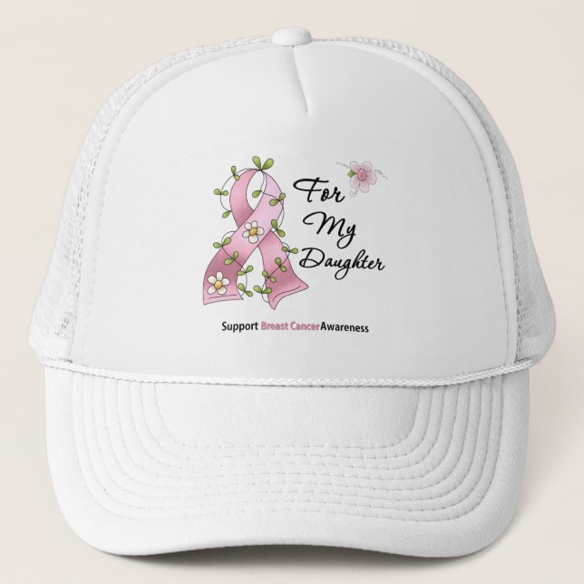 Breast Cancer Support Daughter Trucker Hat (Front)