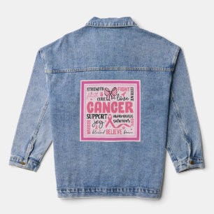 Breast Cancer Support Denim Jacket