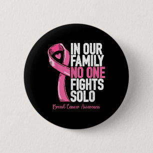 Breast Cancer Support Family Women Breast Cancer A 6 Cm Round Badge