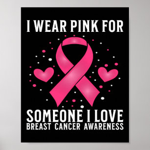 Breast Cancer Support Gifts Breast Cancer Awarenes Poster