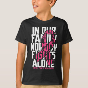 Breast Cancer Support Pink Family Breast Cancer Aw T-Shirt