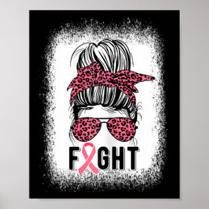 Breast Cancer Support Pink Ribbon Breast Cancer Aw Poster