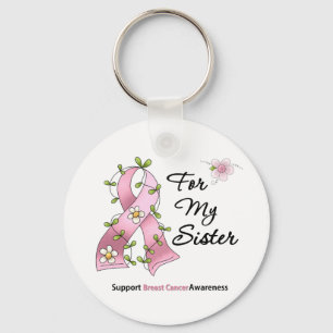 Breast Cancer Support Sister Key Ring