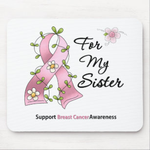 Breast Cancer Support Sister Mouse Pad
