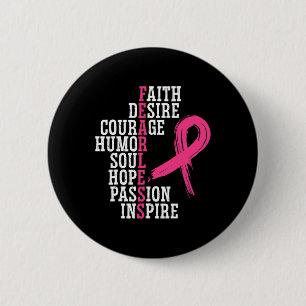 Breast Cancer Support Squad Breast Cancer Awarenes 6 Cm Round Badge