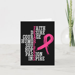 Breast Cancer Support Squad Breast Cancer Awarenes Card