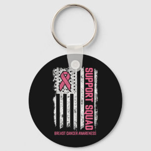 Breast Cancer Support Squad Breast Cancer Awarenes Key Ring