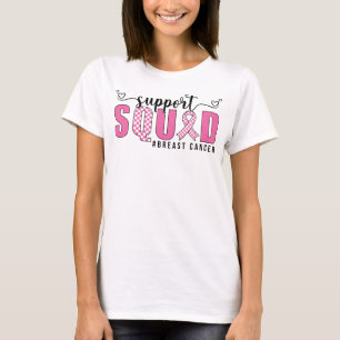 Breast Cancer Support Squad Breast Cancer Survivor T-Shirt