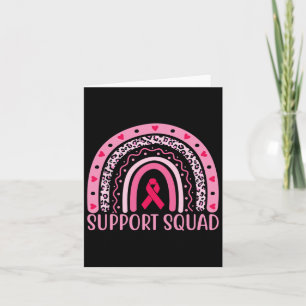 Breast Cancer Support Squad Warrior Breast Cancer Card