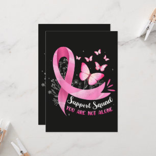 Breast Cancer Support Squad You Are Not Alone Invitation
