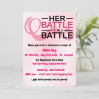 Breast Cancer Support Team Pink Ribbon Personalise