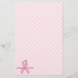 Breast Cancer Support Team Stationery