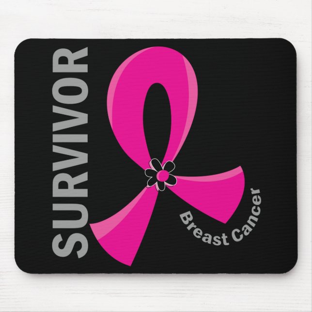 Breast Cancer Survivor 12 Mouse Pad (Front)