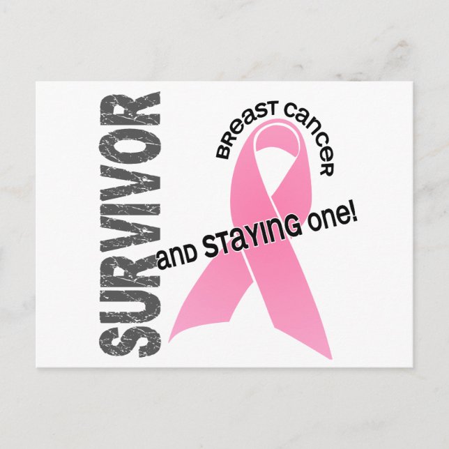 BREAST CANCER Survivor 1 Postcard (Front)