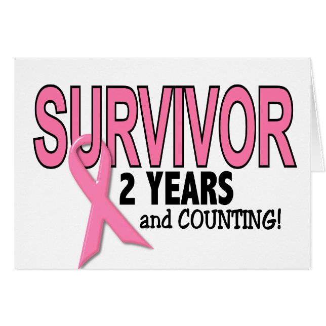 BREAST CANCER SURVIVOR 2 Years & Counting (Front Horizontal)