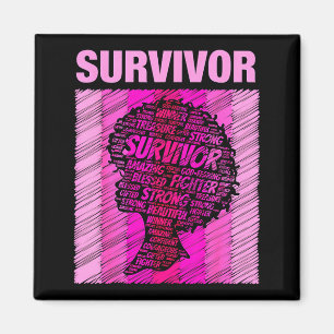 Breast Cancer Survivor African American Woman Nk A Magnet