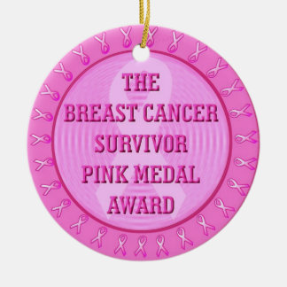 Breast Cancer Survivor Award Ceramic Tree Decoration