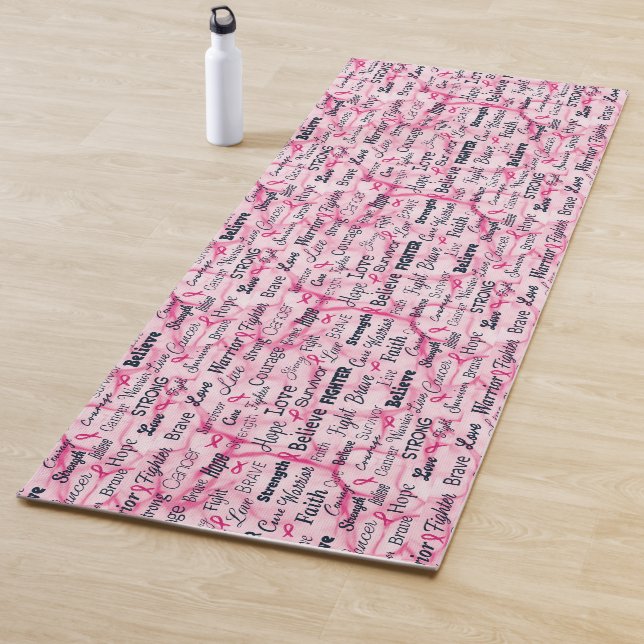 Breast Cancer Survivor Awareness Yoga Mat (In Situ)