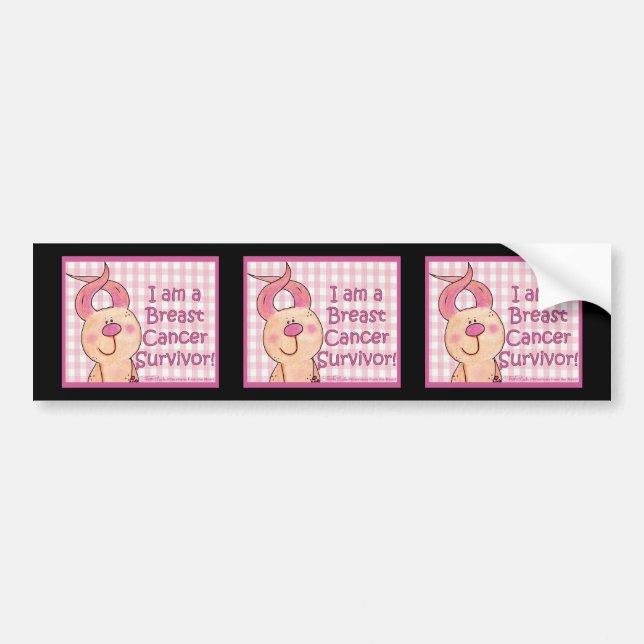 Breast Cancer Survivor Bumper Sticker (Front)