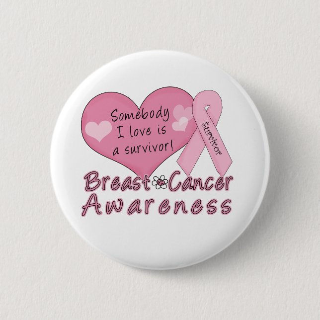 Breast Cancer Survivor Button (Front)