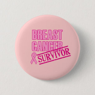 Breast Cancer Survivor Button