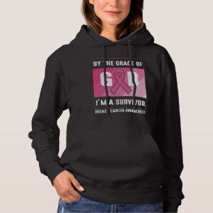 Breast Cancer Survivor By God’s Grace Christian Hoodie
