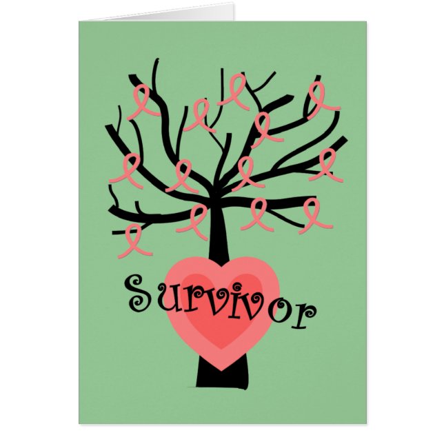 Breast Cancer Survivor Gifts--Unique Tree Design (Front)