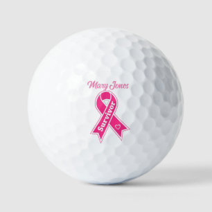 Breast Cancer Survivor Golf Balls