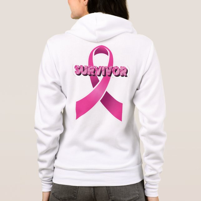 Breast Cancer Survivor  Hoodie (Back)