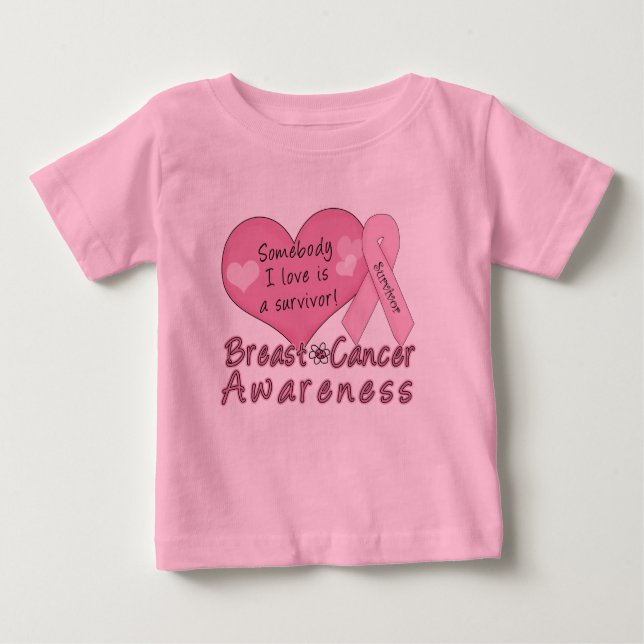 Breast Cancer Survivor Infant T-shirt (Front)
