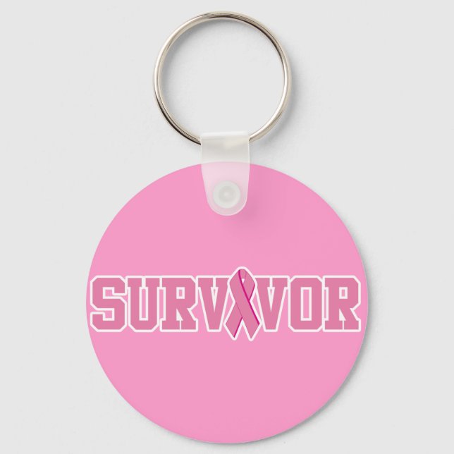 Breast Cancer Survivor Key Ring (Front)