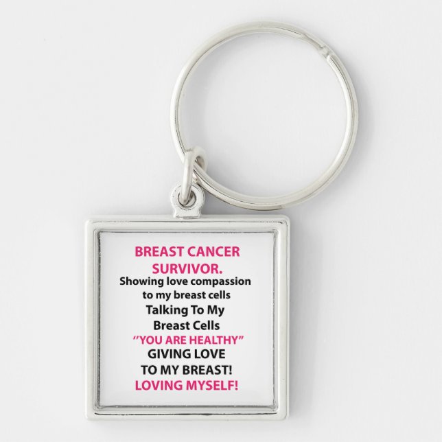Breast Cancer Survivor Key Ring (Front)