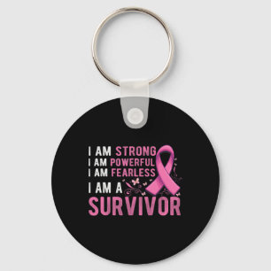 Breast Cancer Survivor Month Support Breast Cancer Key Ring