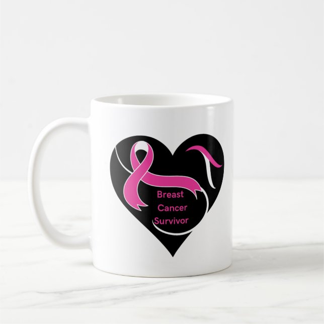 Breast Cancer Survivor Mug (Left)