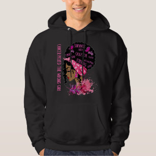 Breast Cancer survivor Picked Wrong Girl queen Bla Hoodie