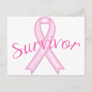 Breast Cancer Survivor Postcard