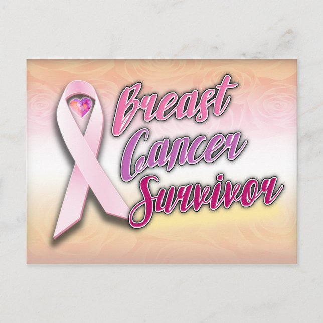 Breast Cancer Survivor Postcard (Front)