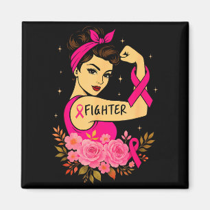 Breast Cancer Survivor Rosie Riveter Nk Awareness  Magnet